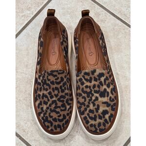Women's Beartraps Leopard Nevin Slip-On Sneakers - Size 7.5